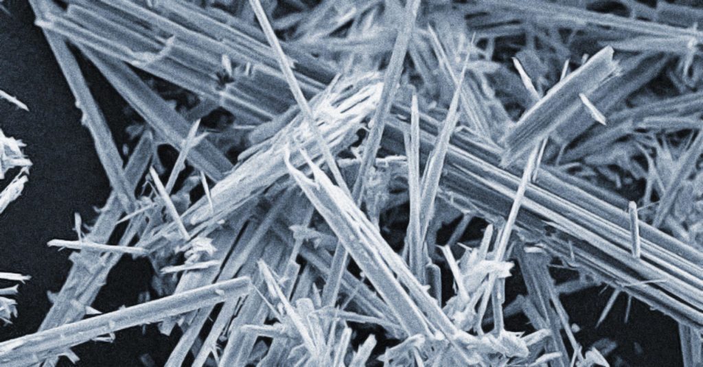 Le fibre d'amianto